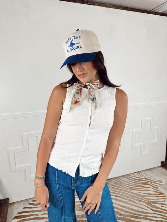  The Brooks Top In Off White