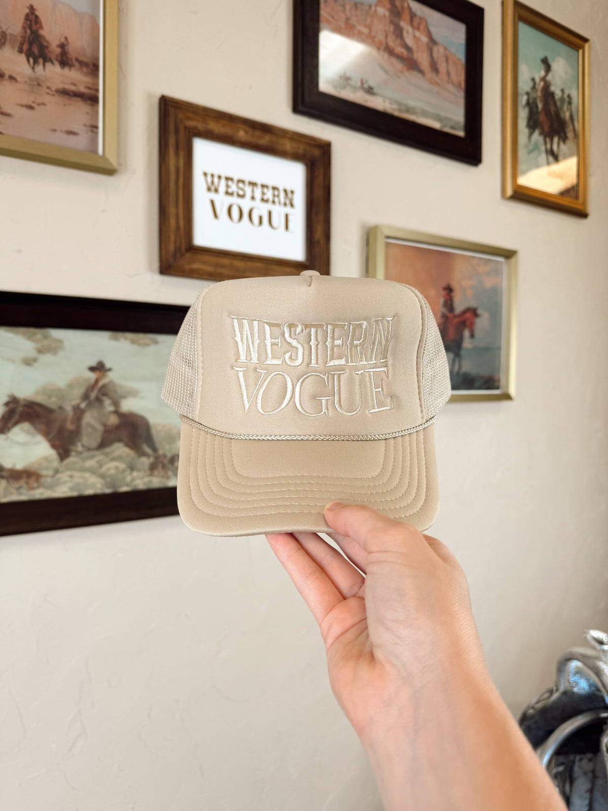  The Western Vogue Trucker Hat