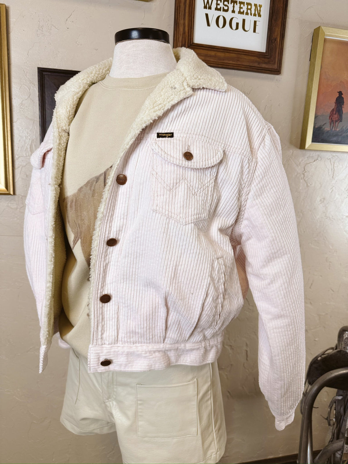  The Light Pink Wrangler Sherpa