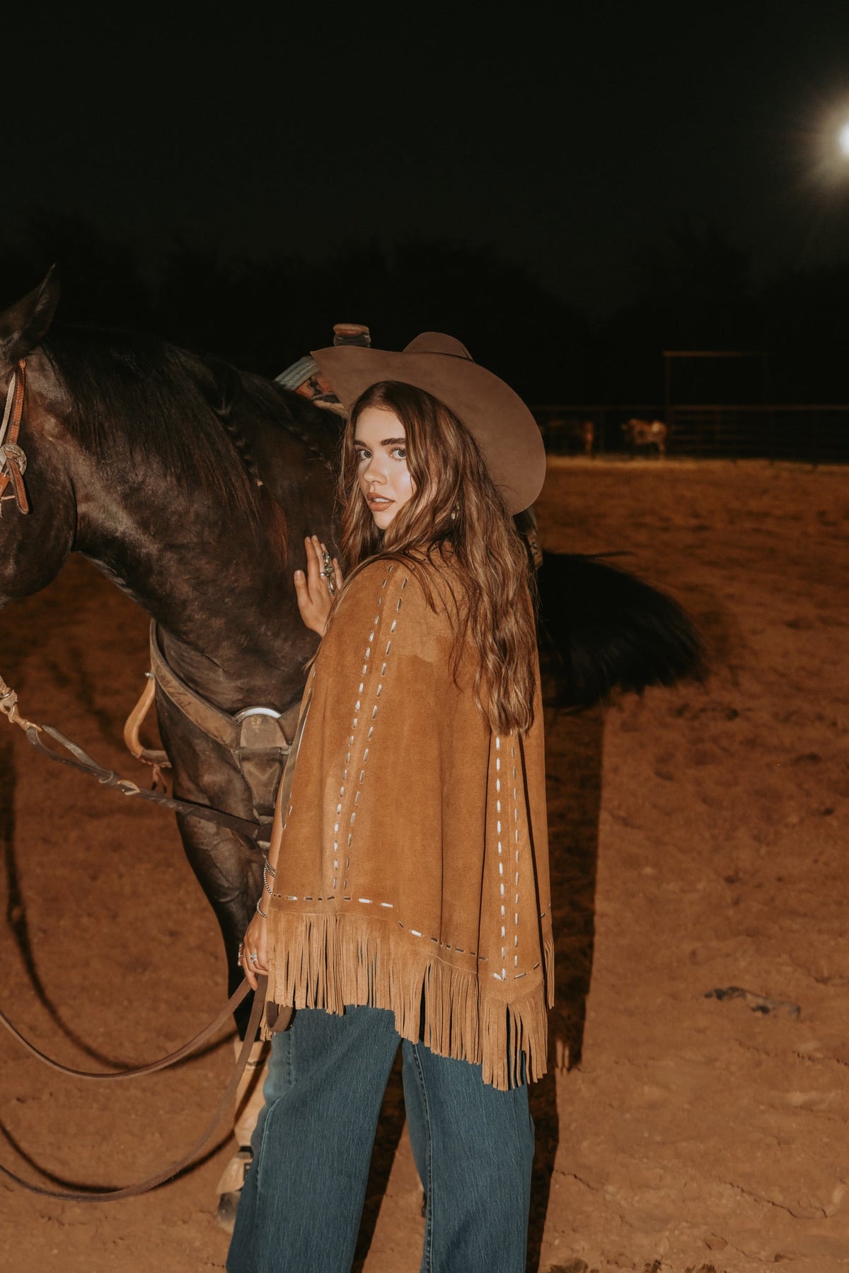 The Bright Lights Metallic Cape