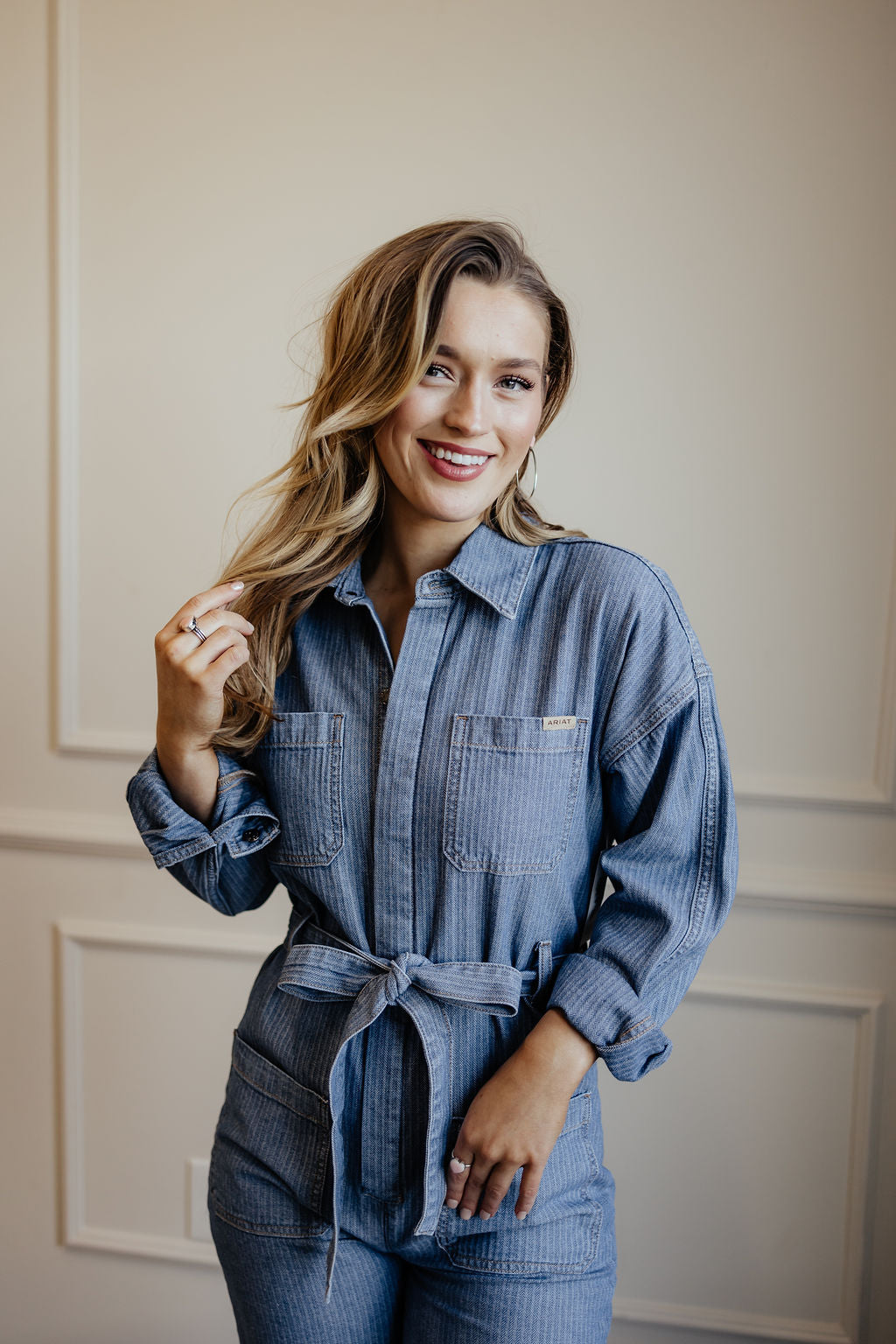  Ariat Herringbone Jumpsuit