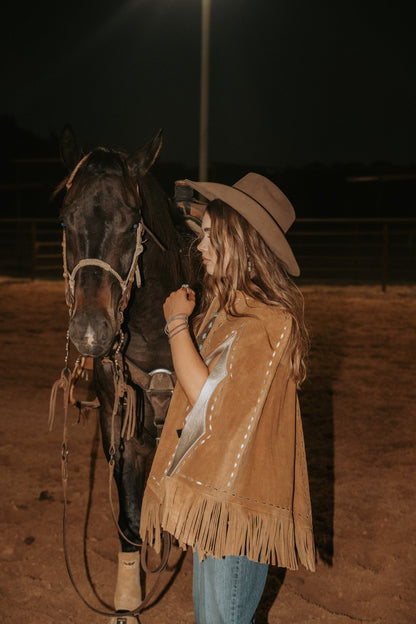 The Bright Lights Metallic Cape