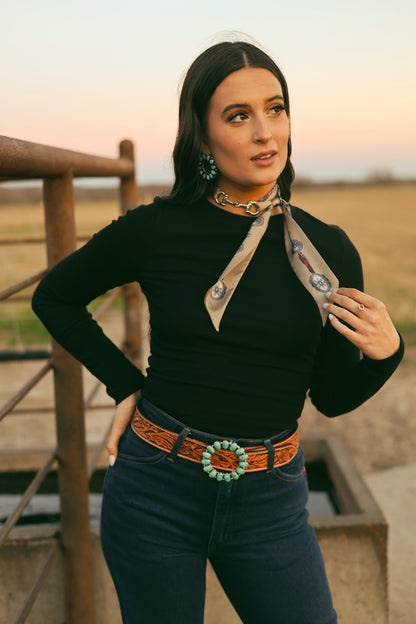  The Bakersfield Top In Black-Large