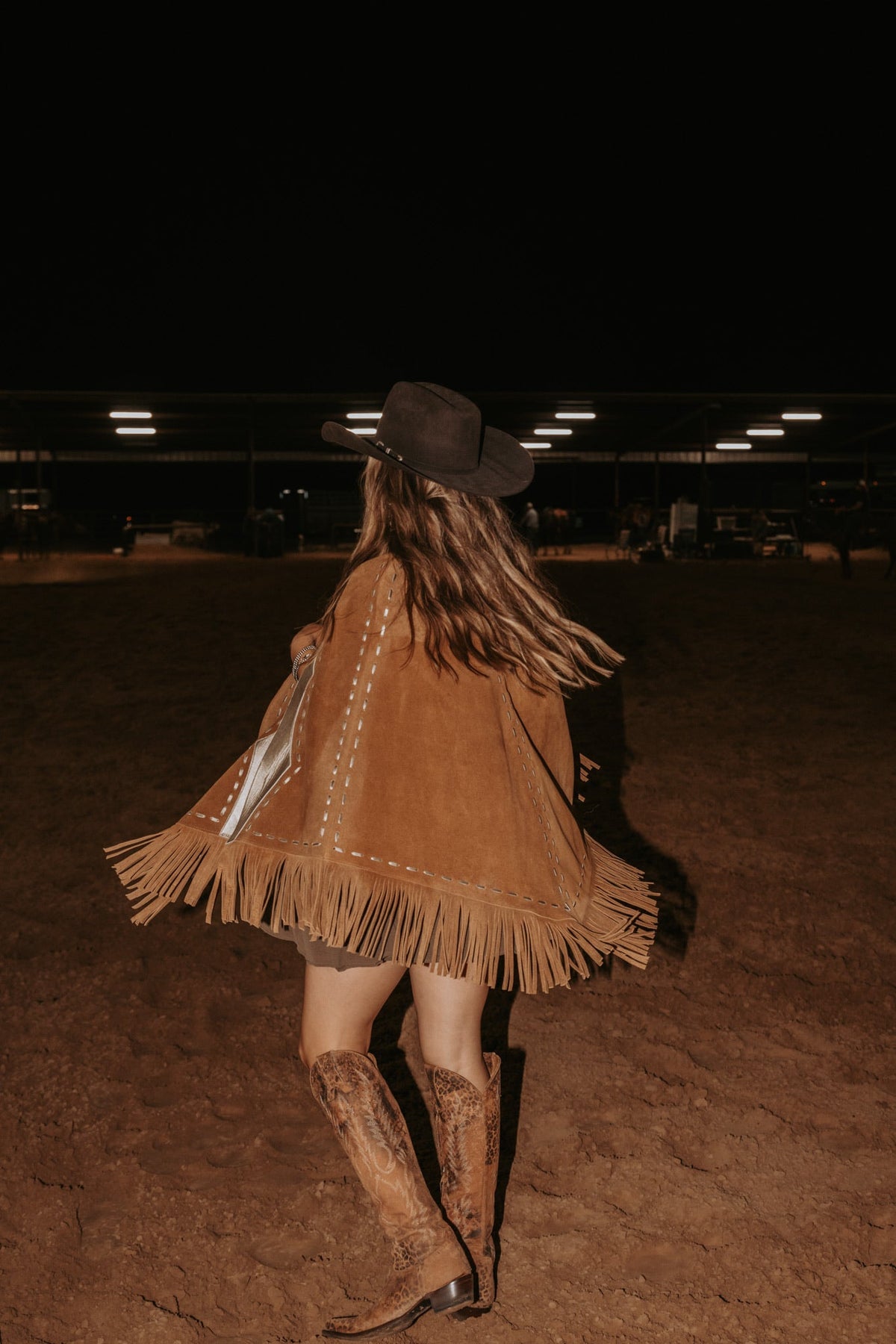  The Bright Lights Metallic Cape