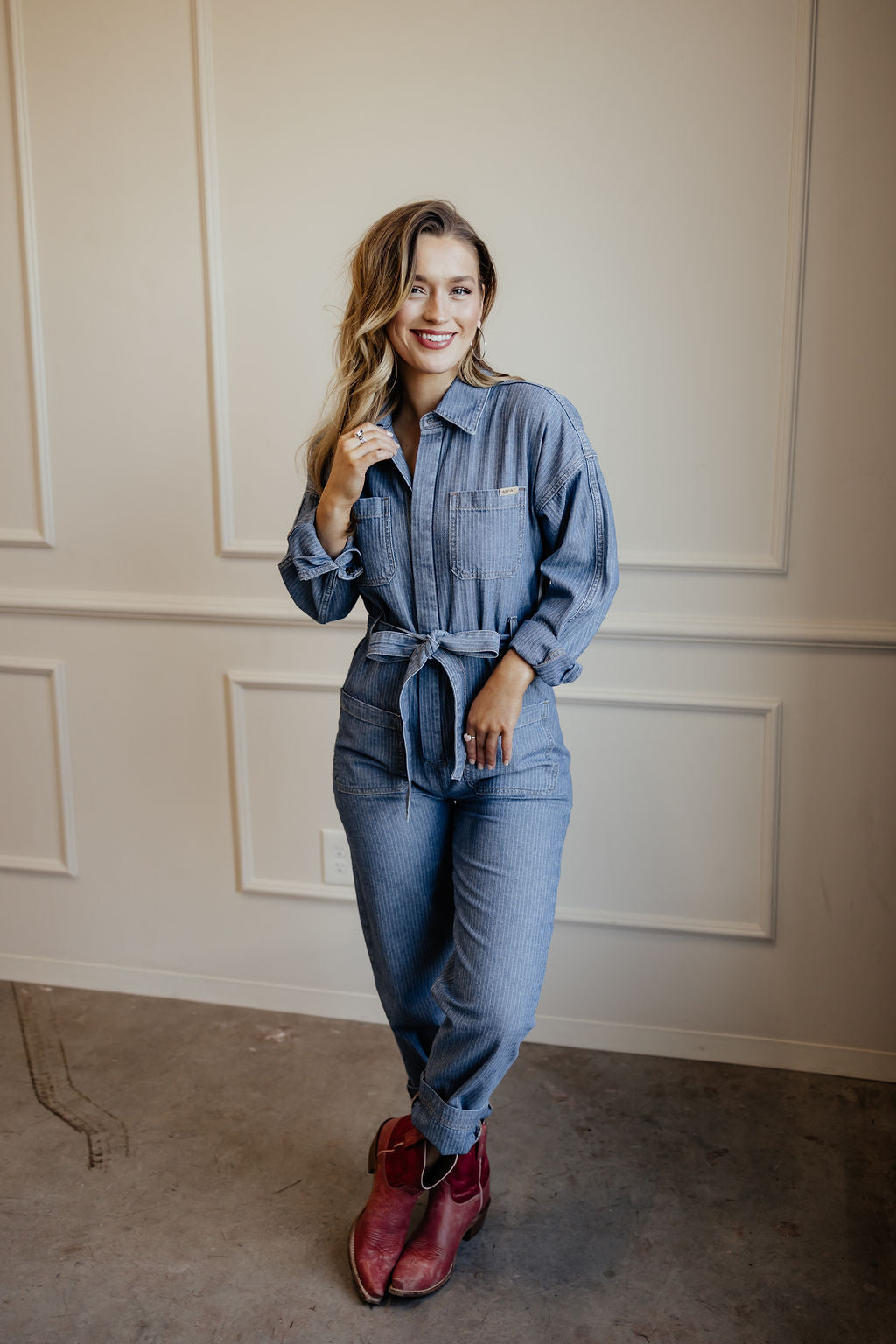  Ariat Herringbone Jumpsuit