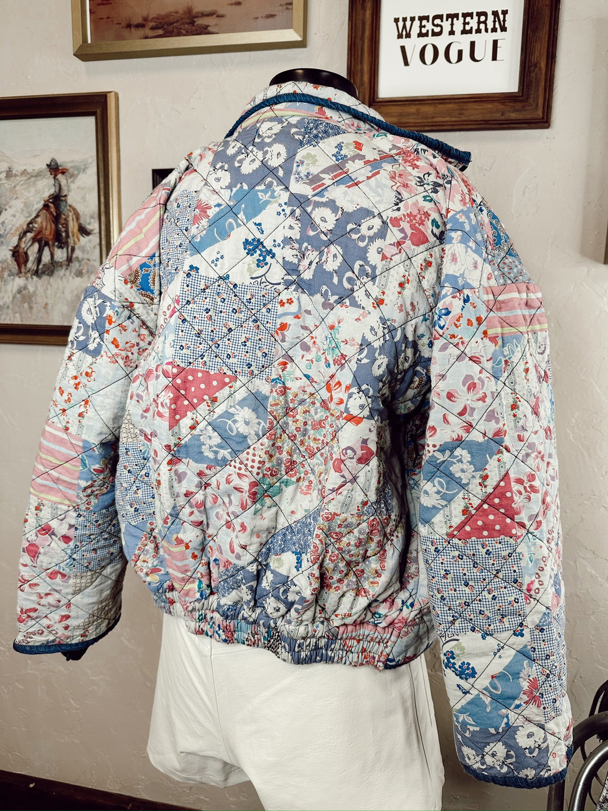  The Tasha Polizzi Floral Quilted Jacket