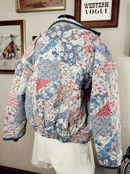  The Tasha Polizzi Floral Quilted Jacket