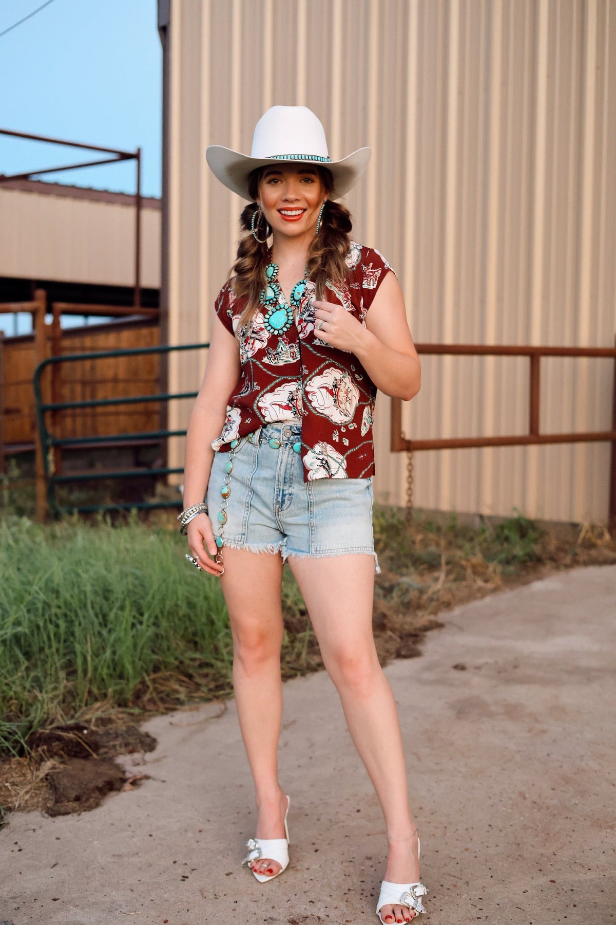  The Sofie Mom Shorts-Large