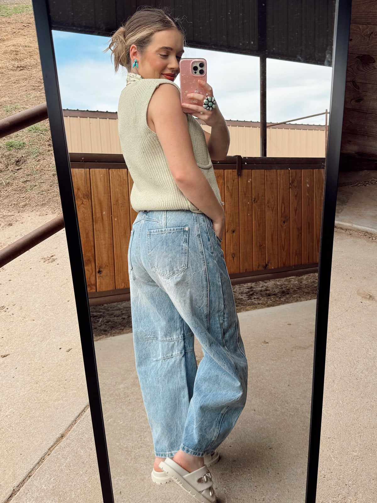  The Emory Barrel Jeans