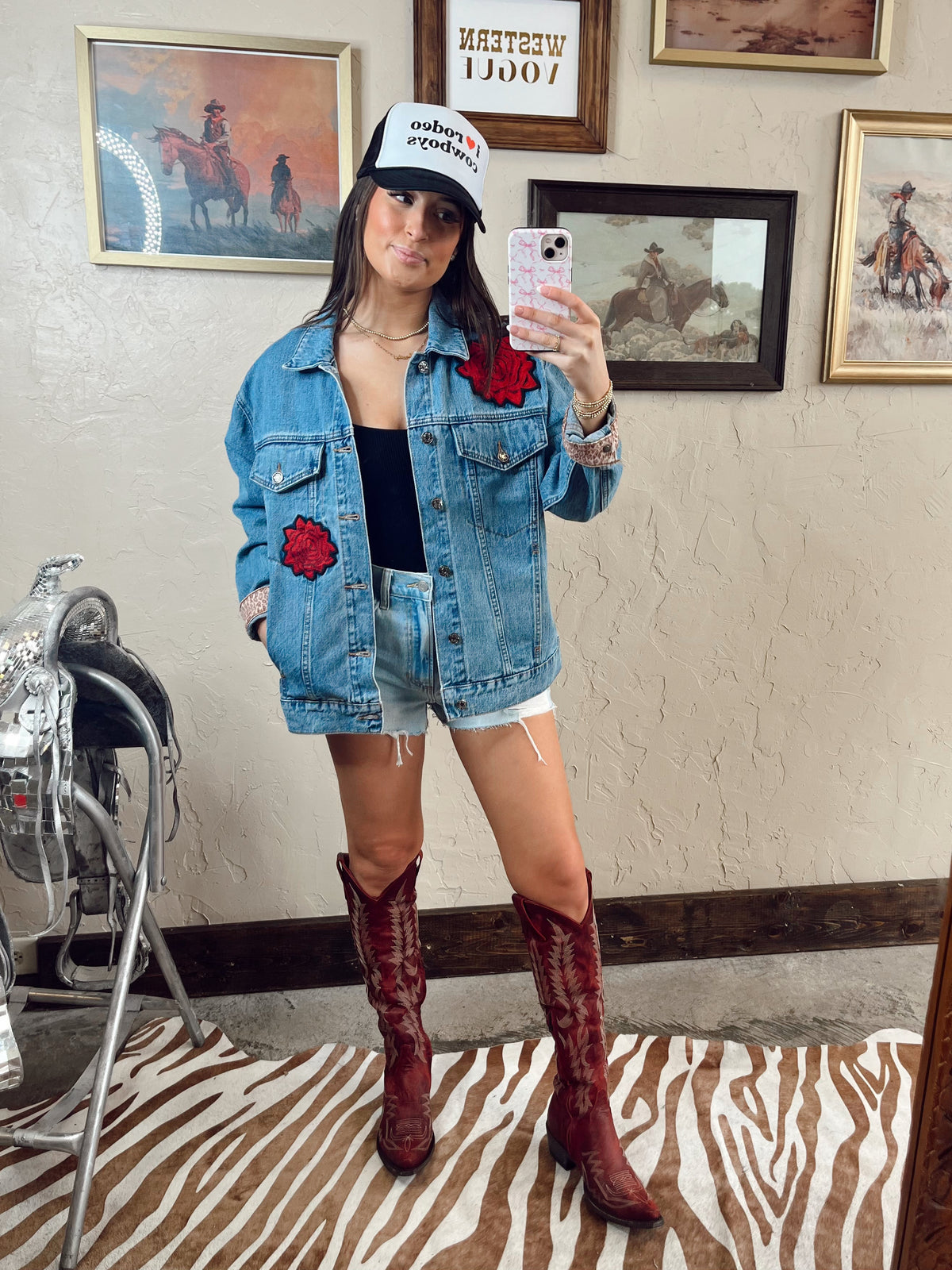  The Ariat X Rodeo Quincy Anaheim Trucker Jacket