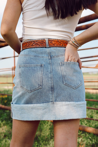  The Decatur Denim Skirt