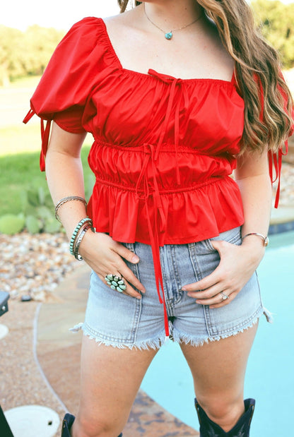  The Sofie Mom Shorts-Large