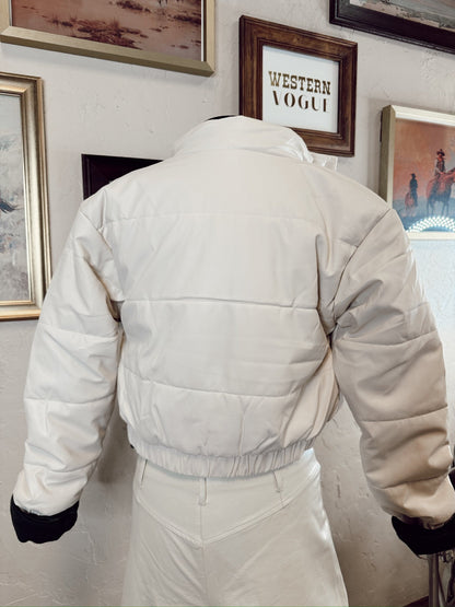  The Phoenix Puffer Jacket In Cream