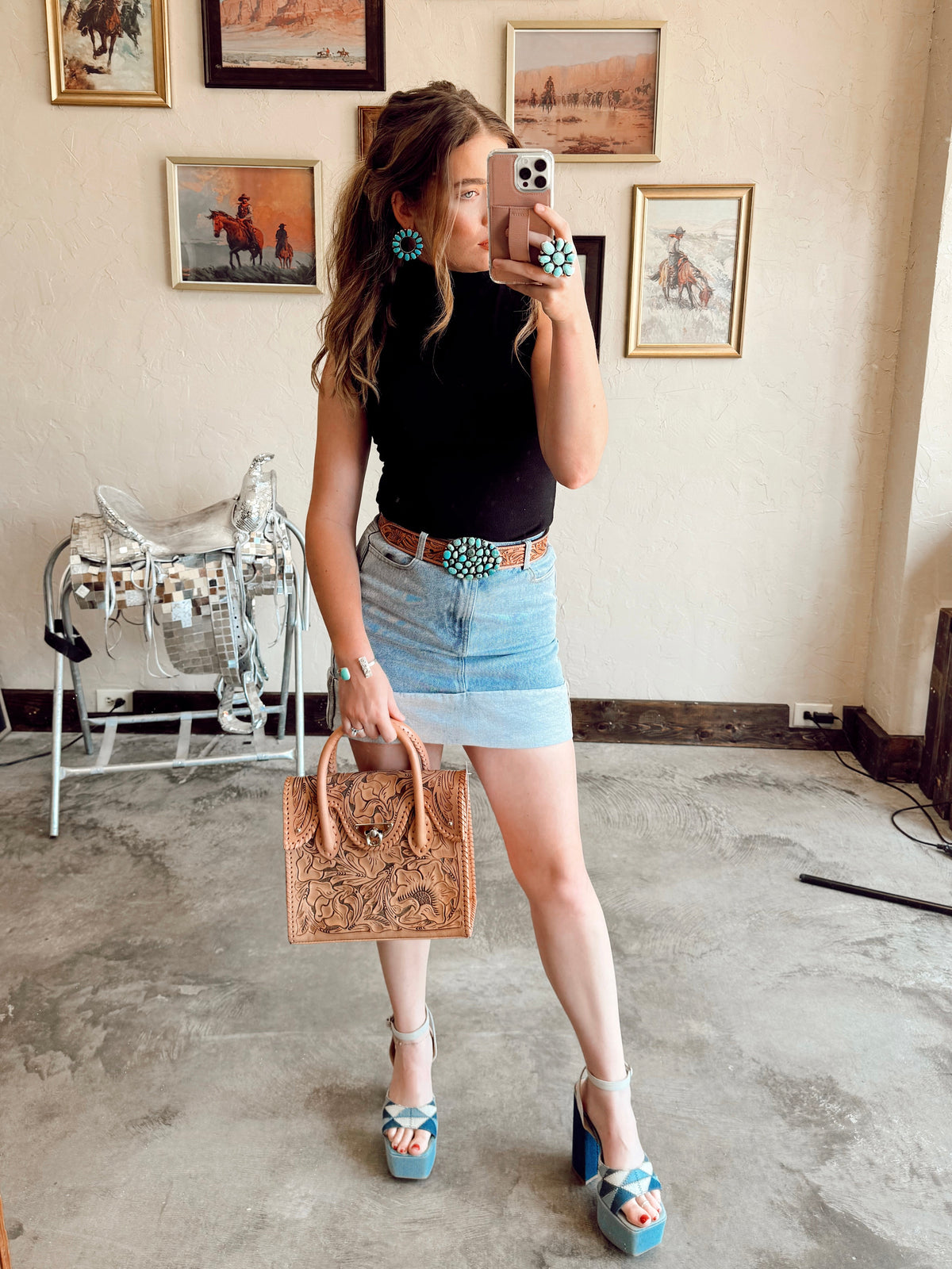  The Decatur Denim Skirt