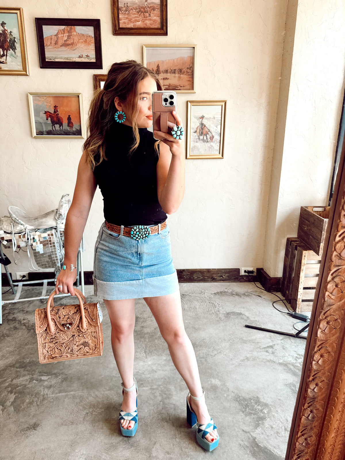  The Decatur Denim Skirt