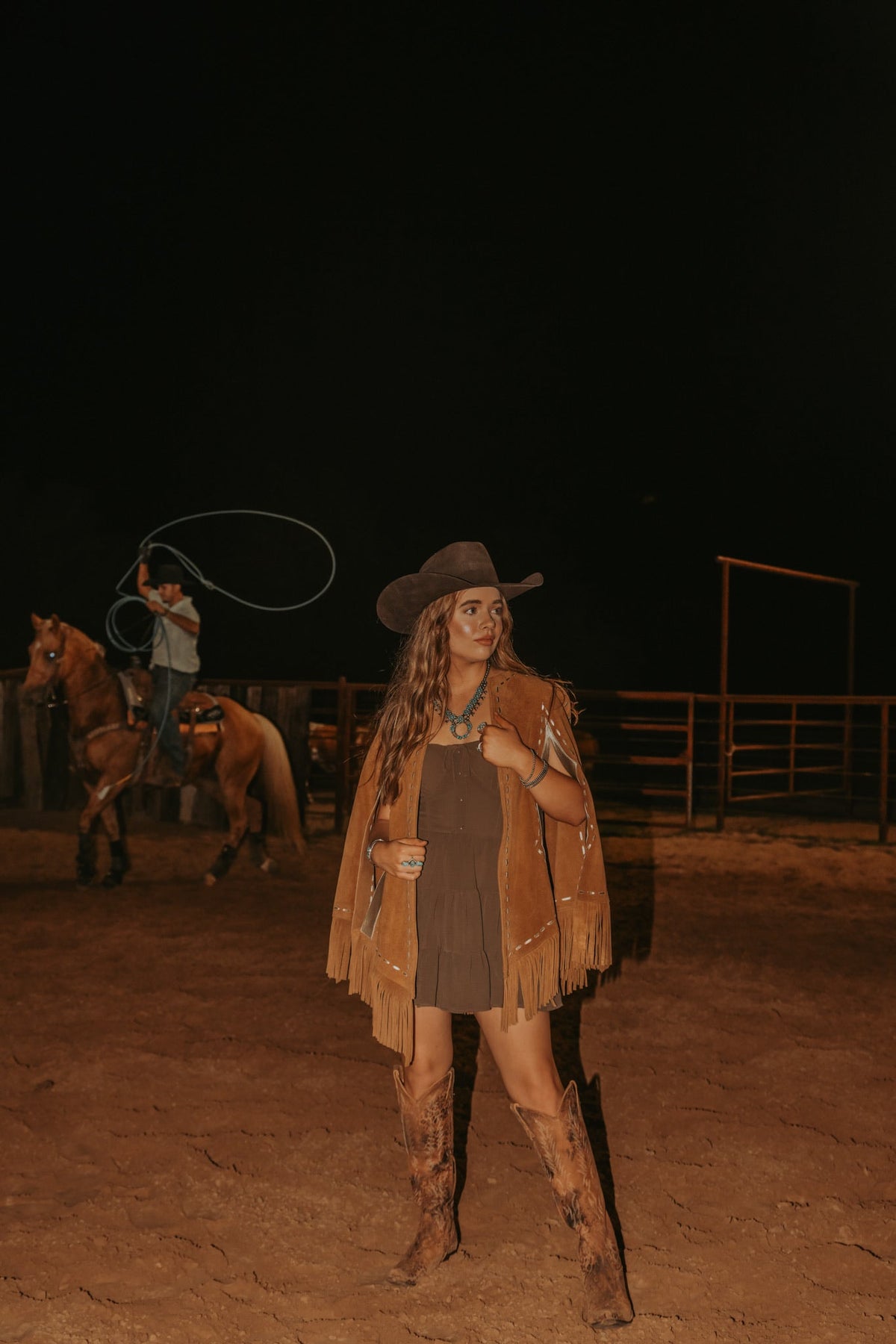 The Bright Lights Metallic Cape