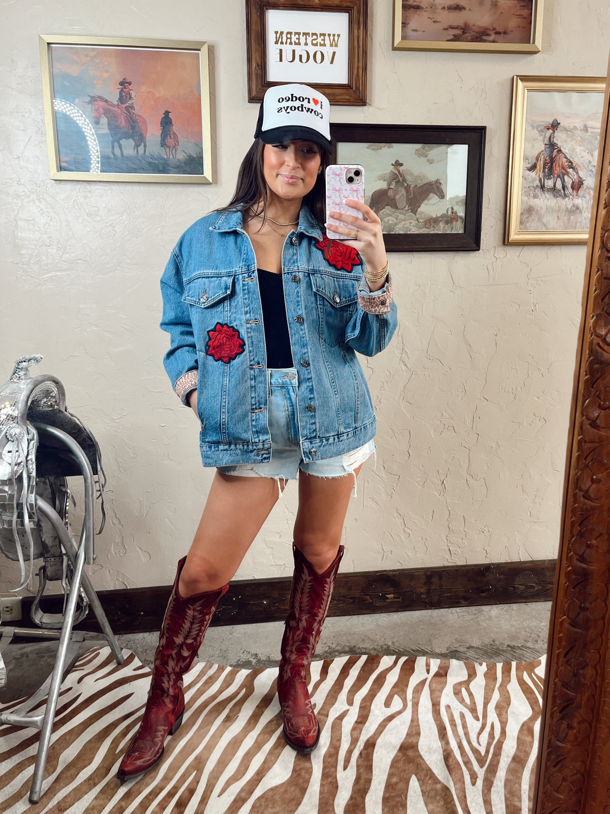  The Ariat X Rodeo Quincy Anaheim Trucker Jacket
