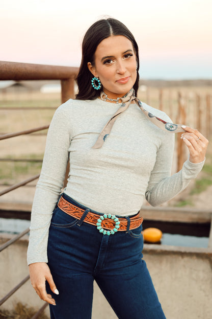  The Bakersfield Top In Grey