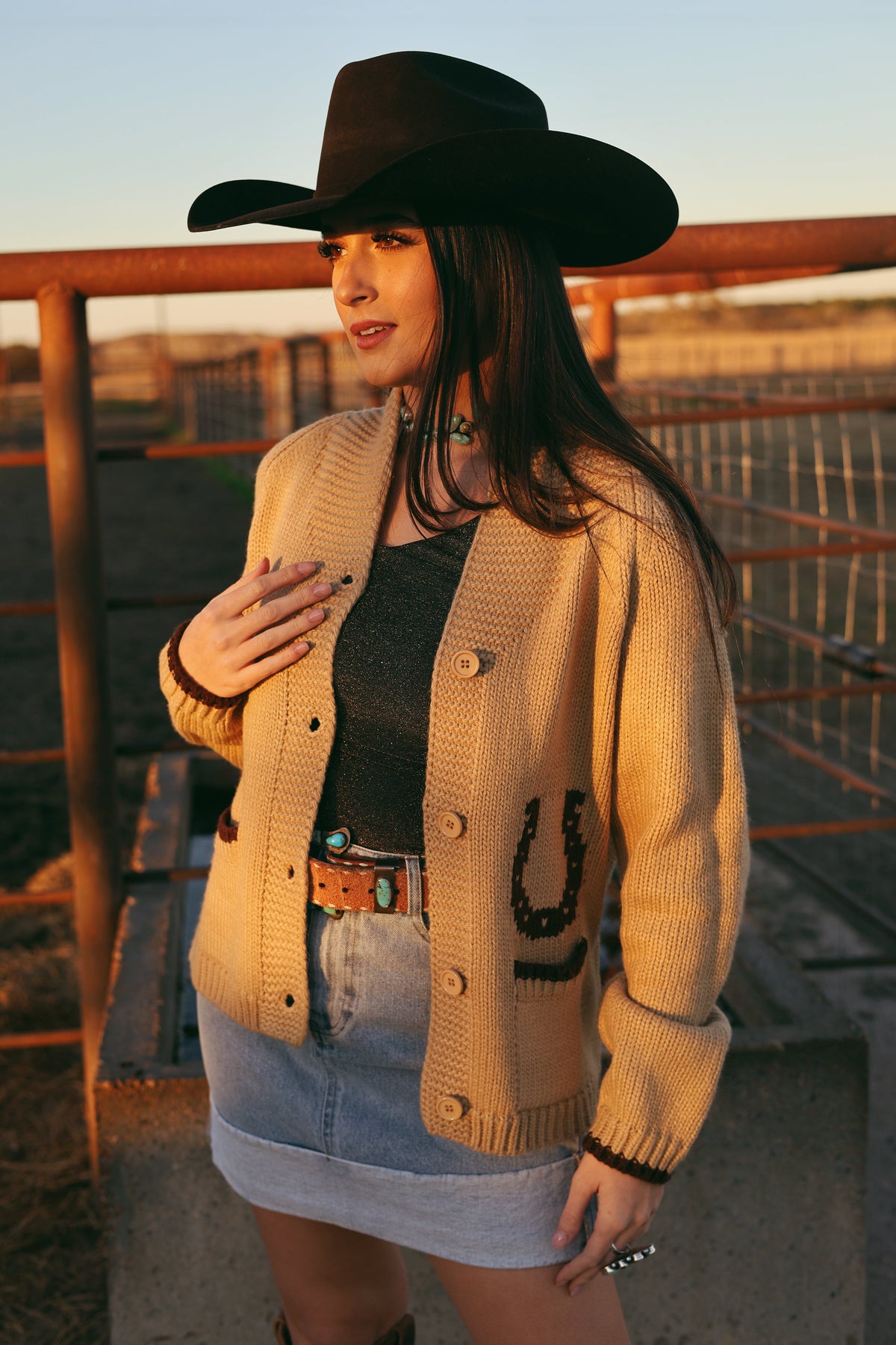  The Varsity Chunky Horse Cardigan