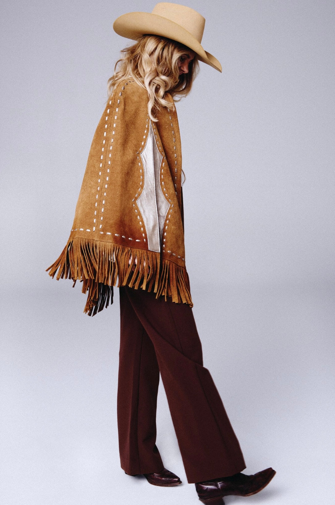  The Bright Lights Metallic Cape