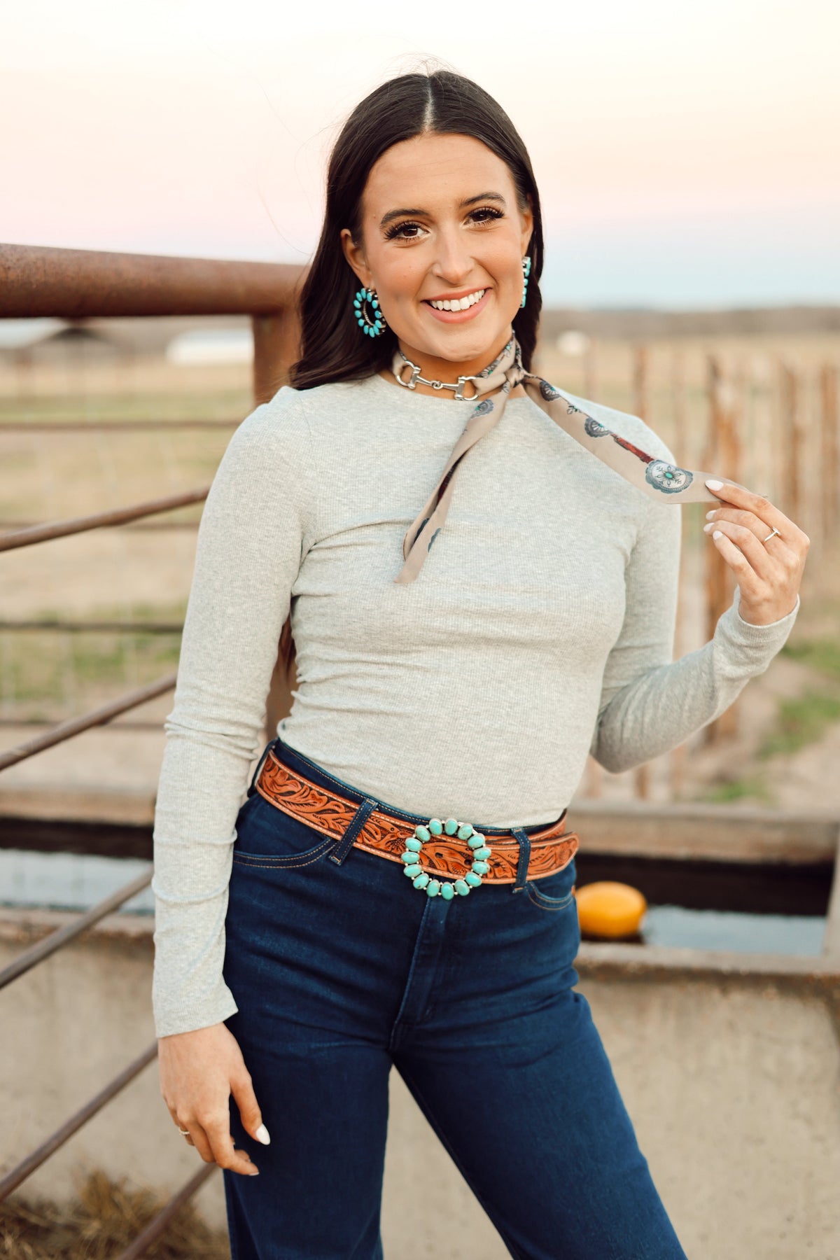  The Bakersfield Top In Grey