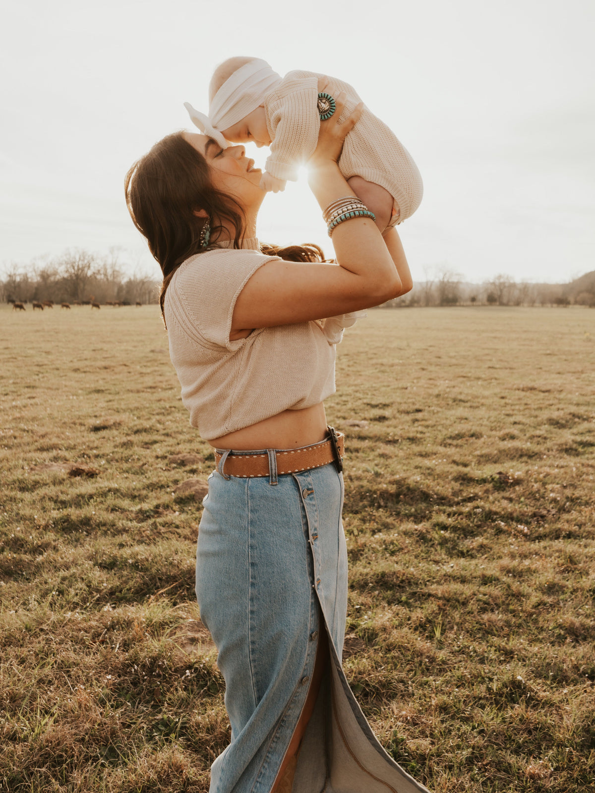  The Collins Denim Skirt