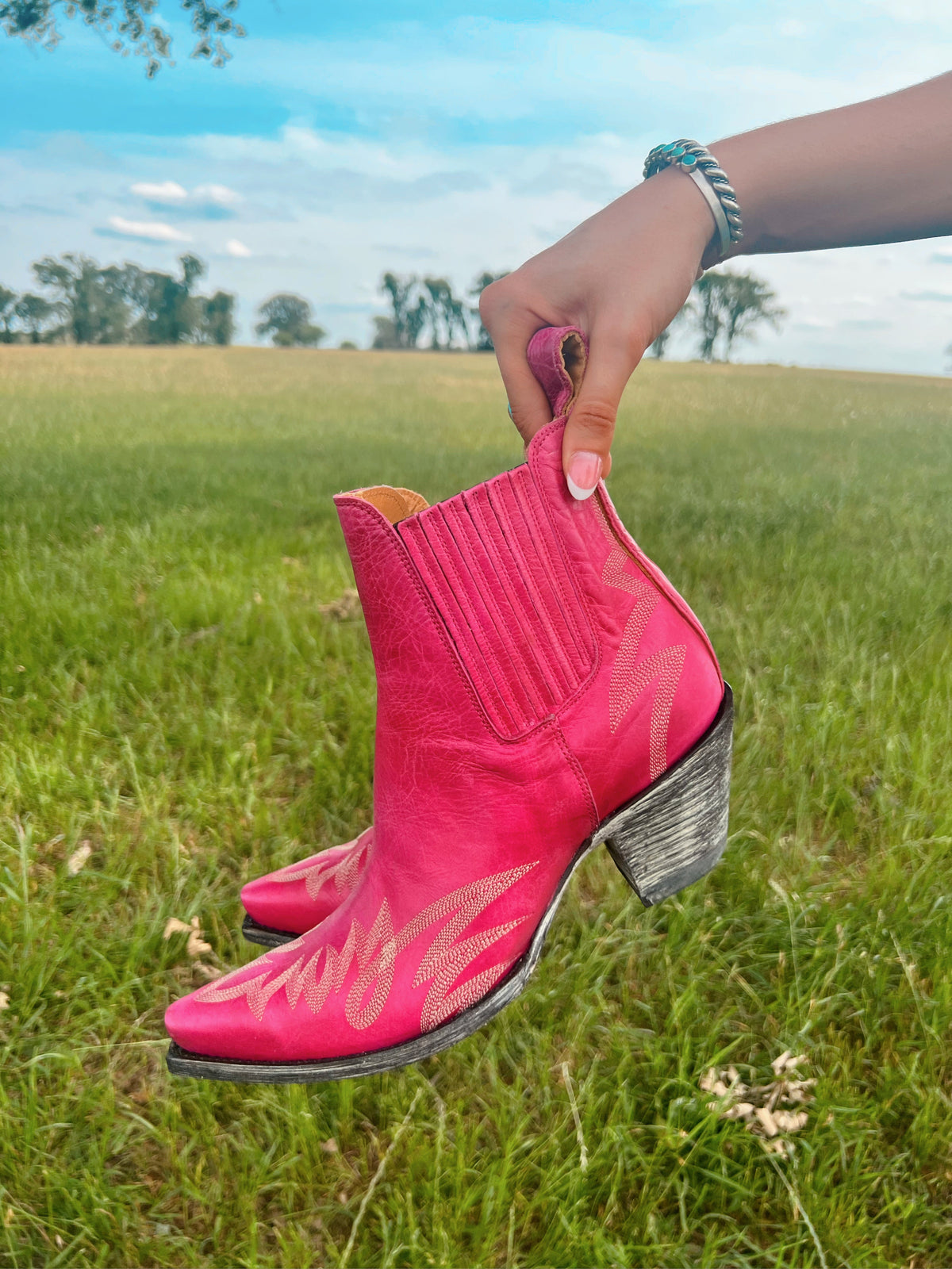  Old Gringo Gaucho Booties In Pink