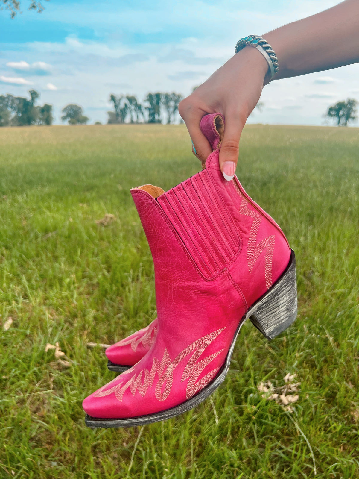  Old Gringo Gaucho Booties In Pink